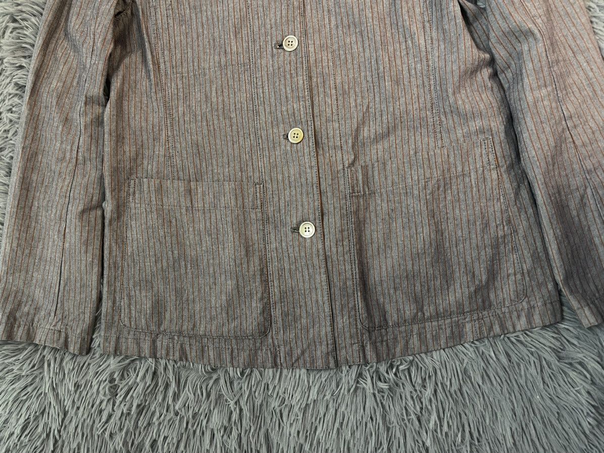 Japanese Brand × Vintage Spick and Span made in Japan striped jacket avant garde Size M / US 6-8 / IT 42-44 - 5 Thumbnail