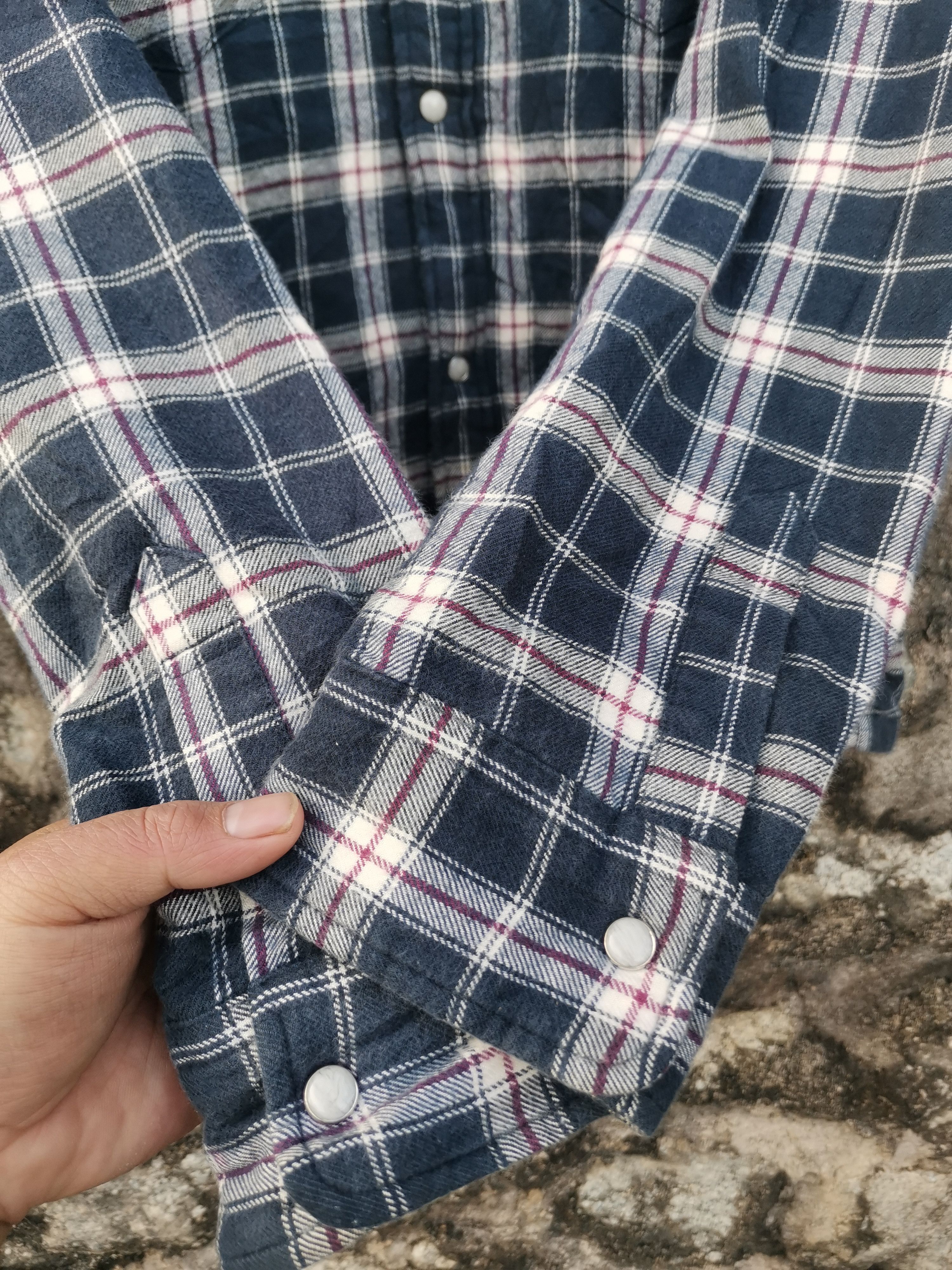Japanese Brand Uniqlo Plaid Flannel Shirt Size US M / EU 48-50 / 2 - 3 Thumbnail
