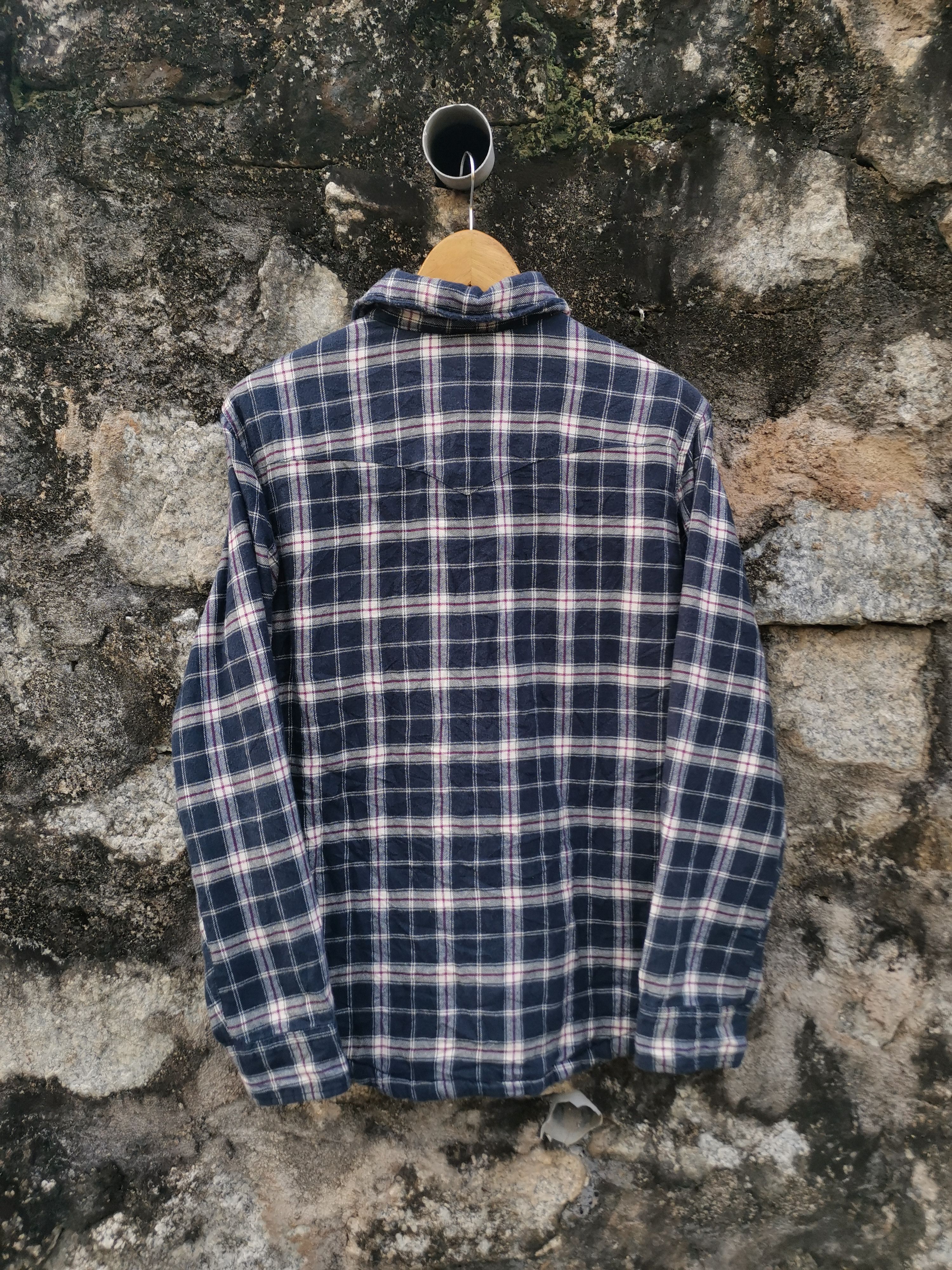 Japanese Brand Uniqlo Plaid Flannel Shirt Size US M / EU 48-50 / 2 - 4 Thumbnail