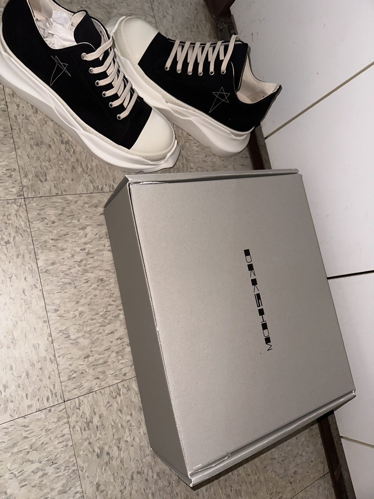 Rick Owens Drkshdw Rick Owens DRKSHDW Abstract Low | Grailed