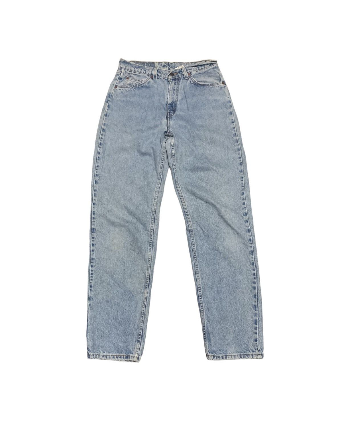 image of Levis x Made In USA Vintage 90's Levi’S 961 Faded Blue Baggy Jeans in Blue Denim, Men's (Size 28)