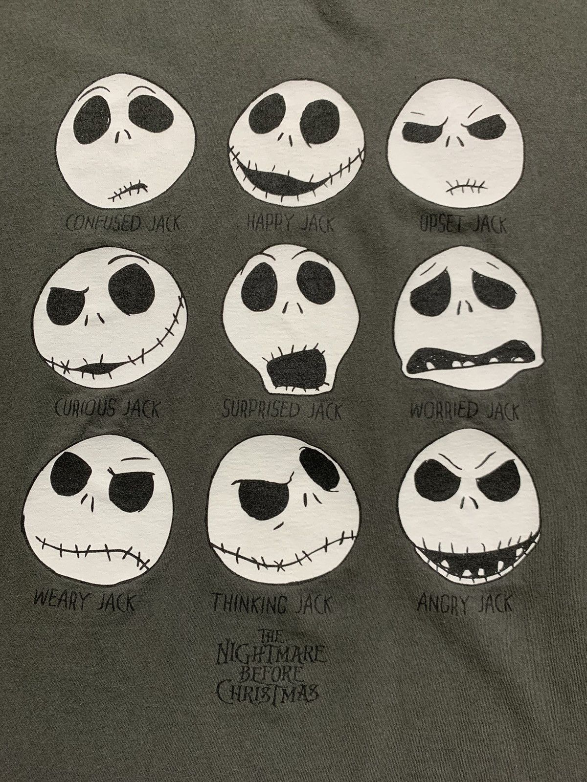 Disney Vintage Tim Burton’s The Nightmare Before Christmas T-Shirt Size US XL / EU 56 / 4 - 4 Thumbnail
