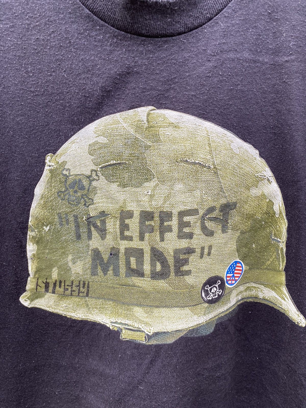Army Of Me × Rap Tees × Stussy Vintage 90s In effect Mode Black faded Stussy Size US L / EU 52-54 / 3 - 4 Thumbnail