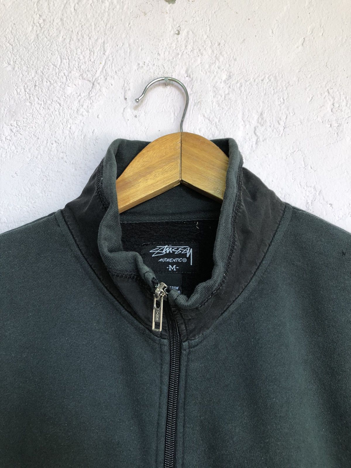 Stussy Stussy Bone Pullover Black Jackets Size US M / EU 48-50 / 2 - 4 Thumbnail
