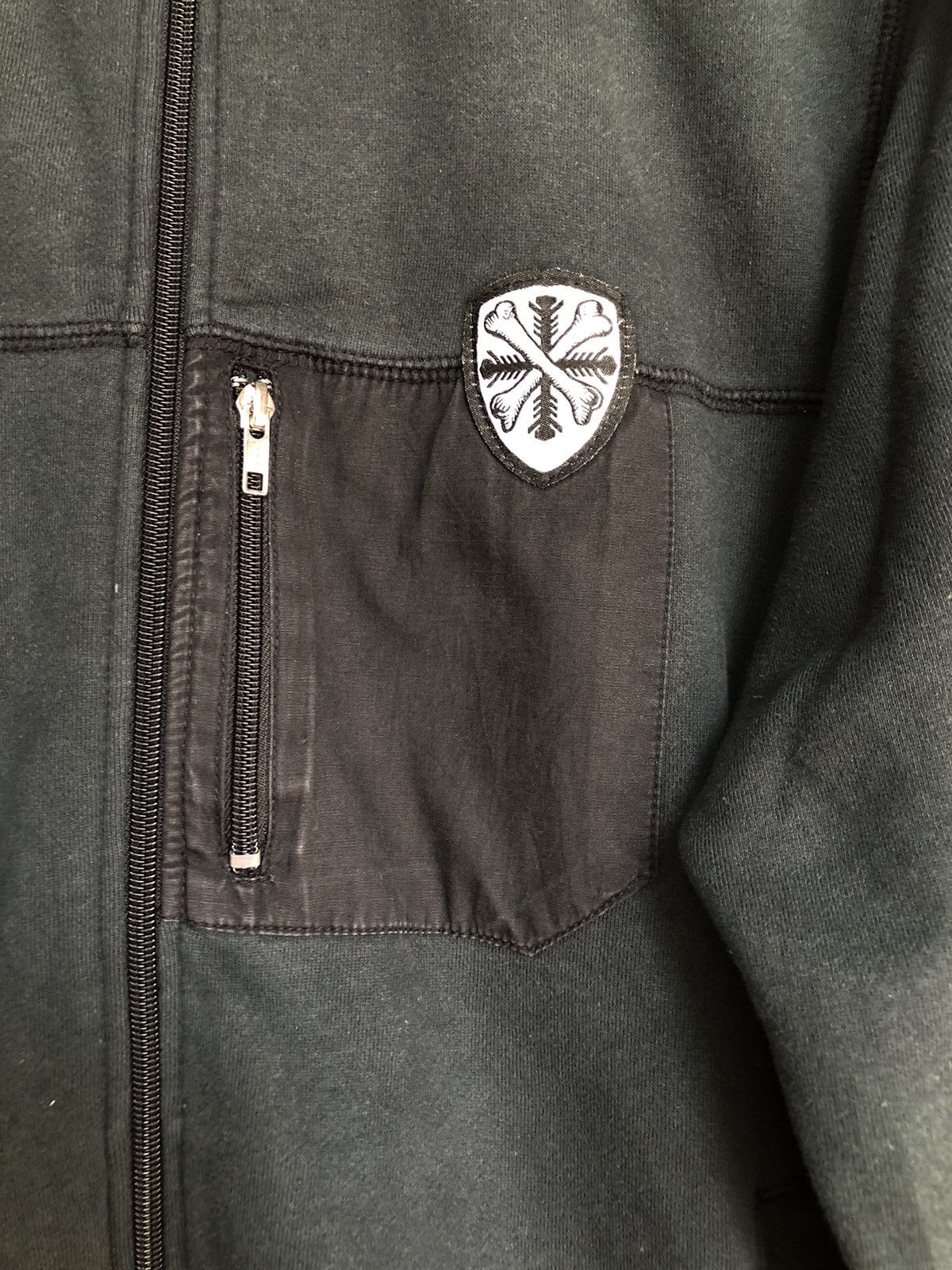 Stussy Stussy Bone Pullover Black Jackets Size US M / EU 48-50 / 2 - 2 Thumbnail