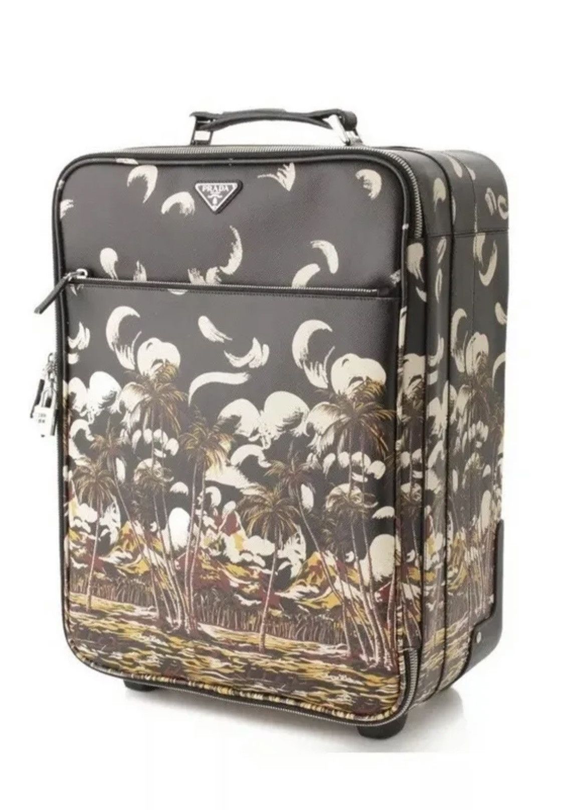 Prada Prada Saffiano Leather Carry-On Trolley HAWAIIN Rare! $5000 Size ONE SIZE - 8 Thumbnail