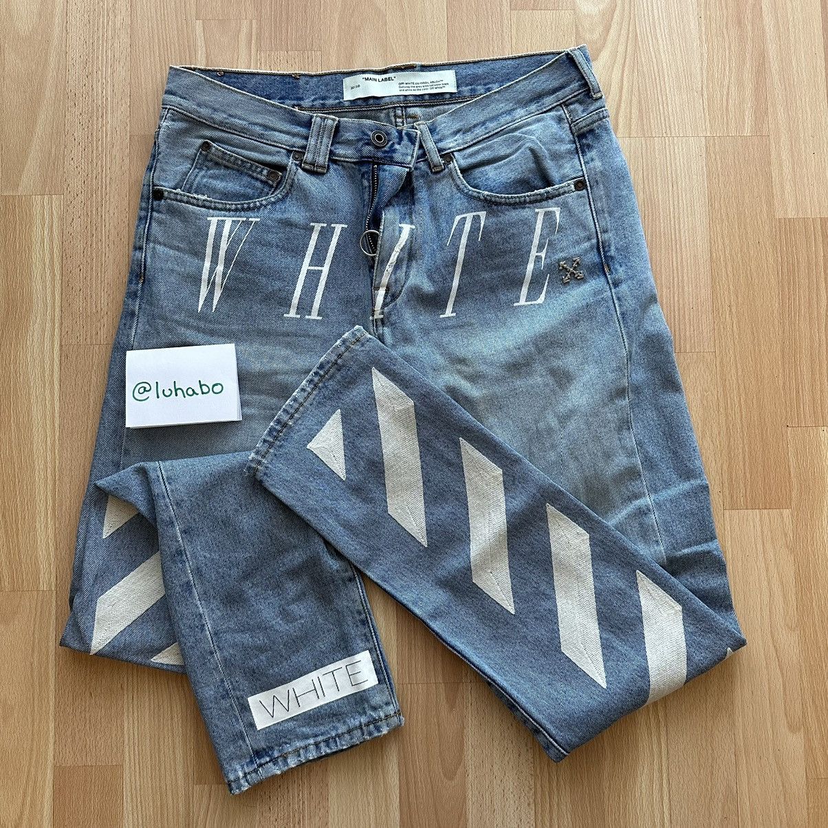 Off-White Off-White Denim Jeans Size US 32 / EU 48 - 1 Thumbnail