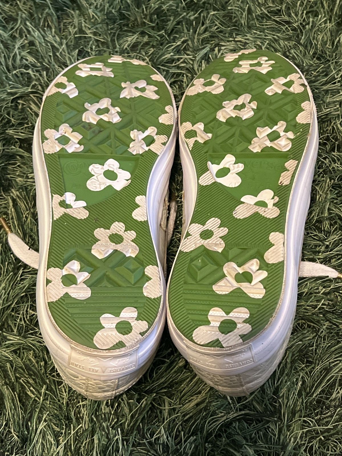 Converse × Golf le Fleur × Tyler The Creator 🐊 Gator Golf Le Fleur Cream Unos With Original Box 319/333 🐊 Size US 12 / EU 45 - 5 Thumbnail