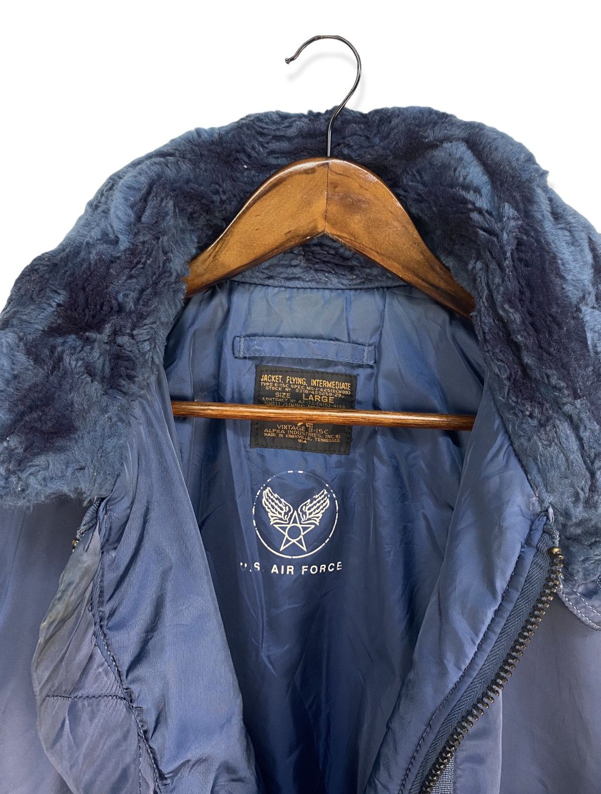 Alpha Industries VINTAGE ALPHA INDUSTRIES U.S AIR FORCE FLYING JACKET Size US L / EU 52-54 / 3 - 4 Thumbnail
