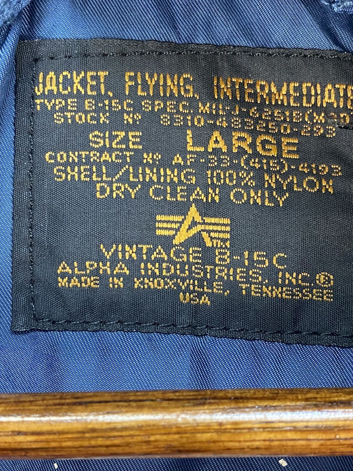 Alpha Industries VINTAGE ALPHA INDUSTRIES U.S AIR FORCE FLYING JACKET Size US L / EU 52-54 / 3 - 10 Thumbnail