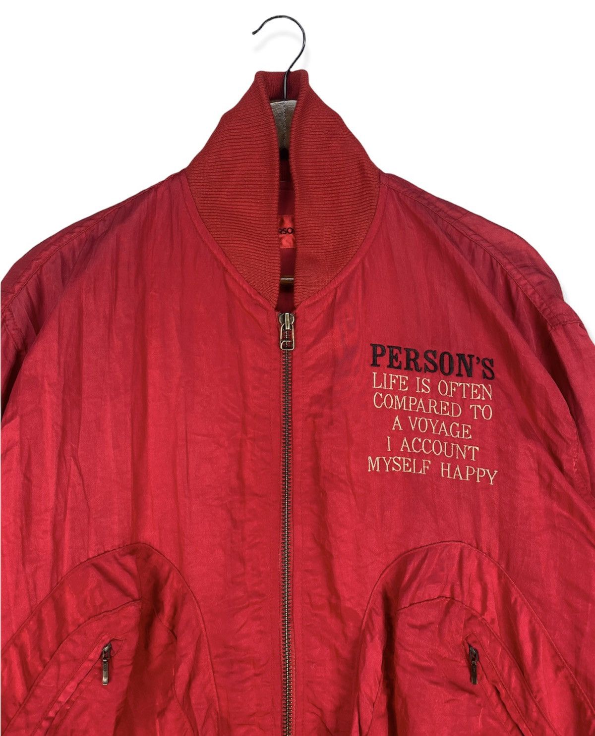 PERSON'S Vintage Person’s Bomber Jacket Size US L / EU 52-54 / 3 - 3 Thumbnail