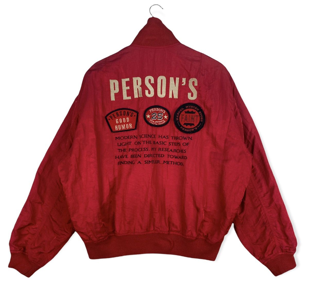 PERSON'S Vintage Person’s Bomber Jacket Size US L / EU 52-54 / 3 - 1 Thumbnail