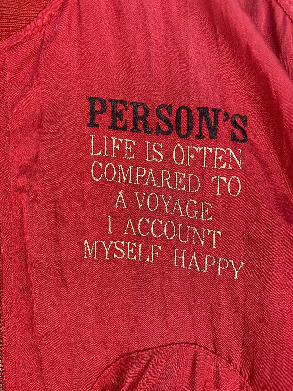 PERSON'S Vintage Person’s Bomber Jacket Size US L / EU 52-54 / 3 - 4 Thumbnail