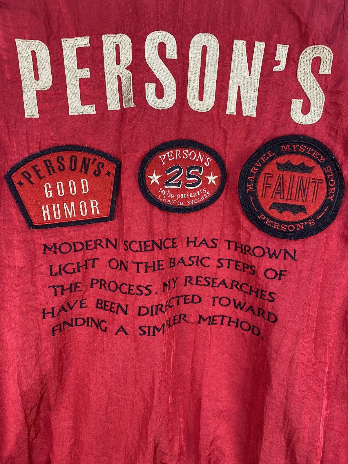 PERSON'S Vintage Person’s Bomber Jacket Size US L / EU 52-54 / 3 - 5 Thumbnail