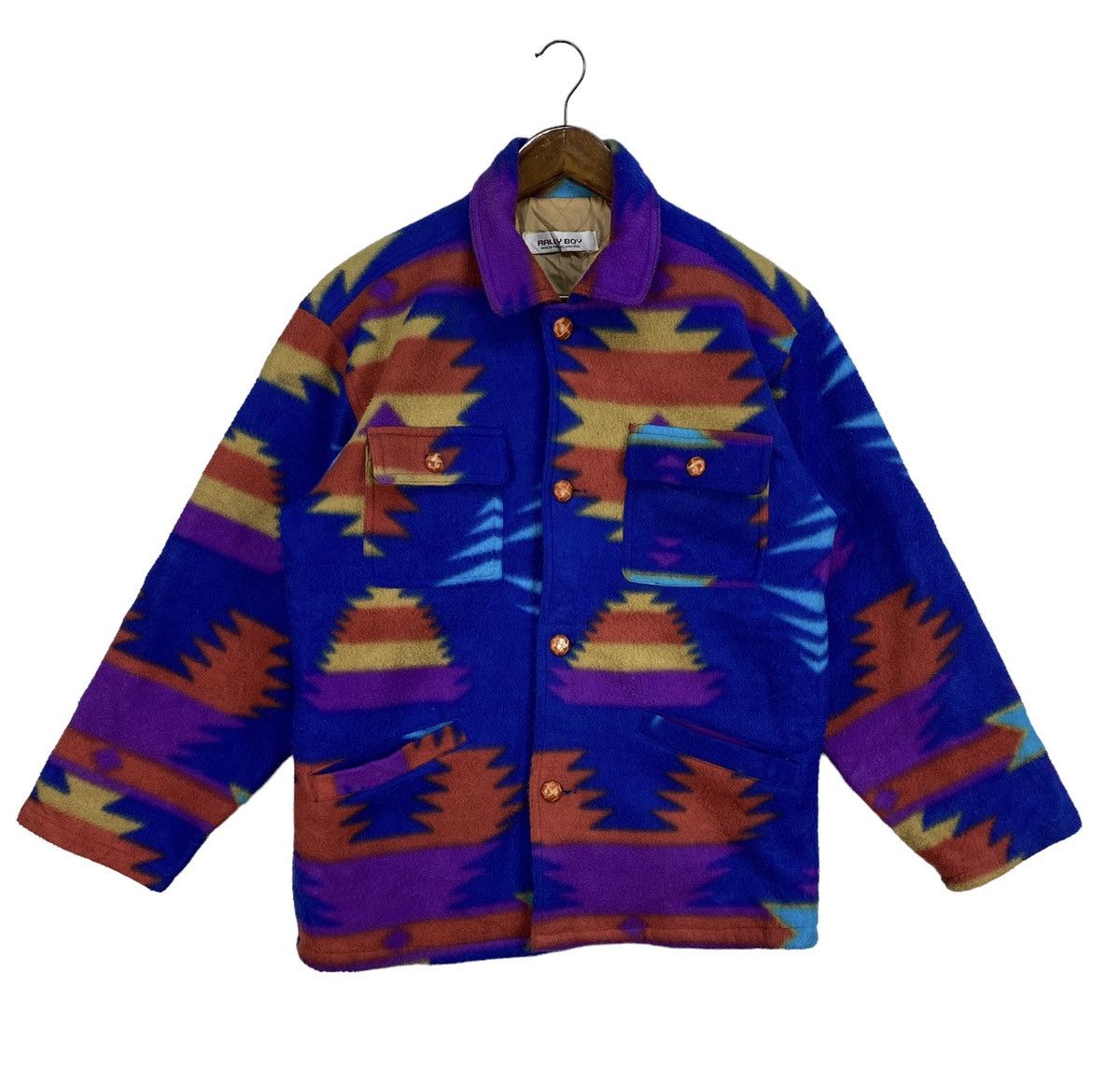 image of Art Comes First x Native Rally Boy Native Fleece Jacket, Men's (Size Medium)