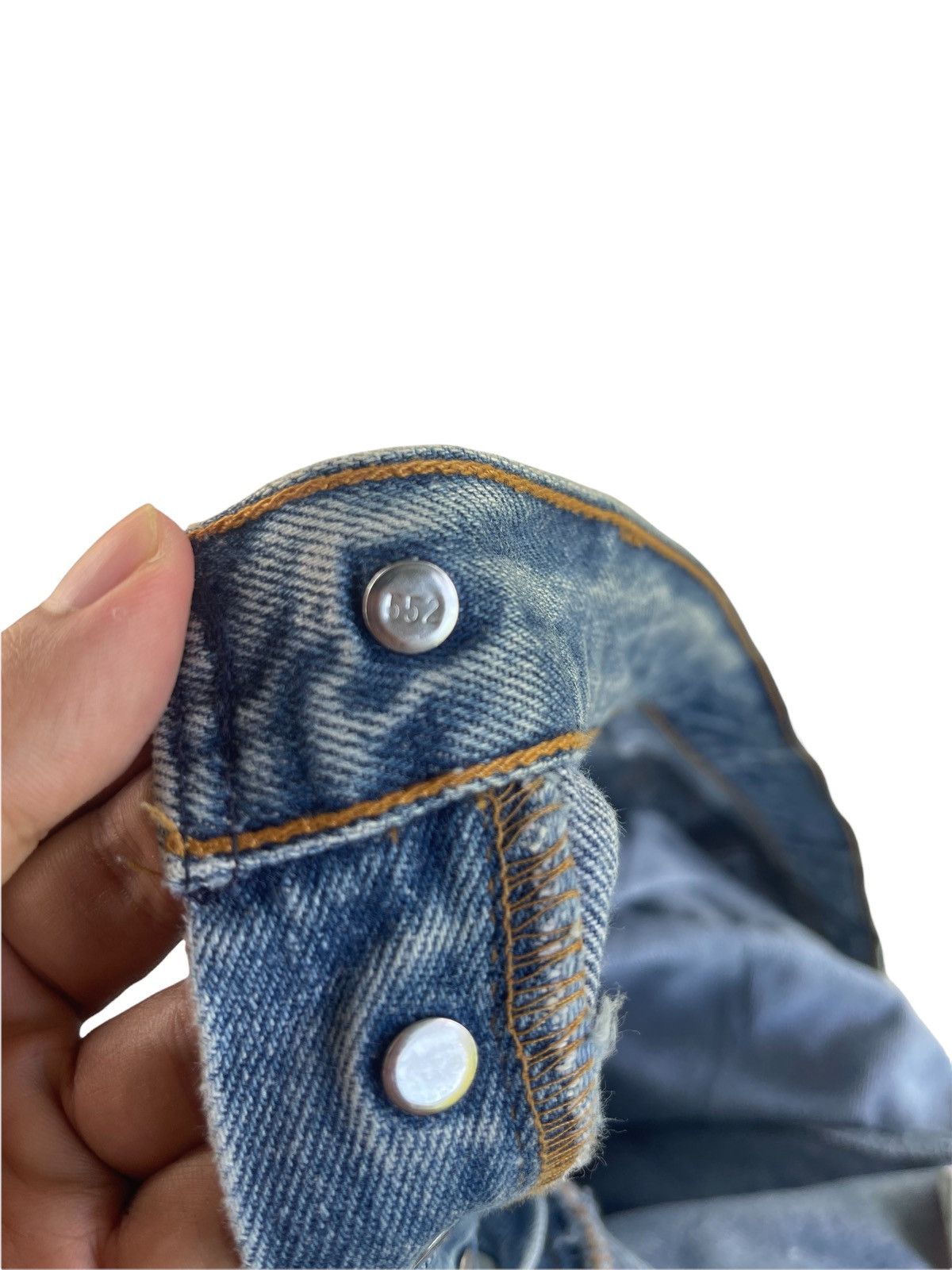 Levi's × Vintage 80s Levi’s Faded Denim Jeans Made in USA Size US 29 - 8 Thumbnail