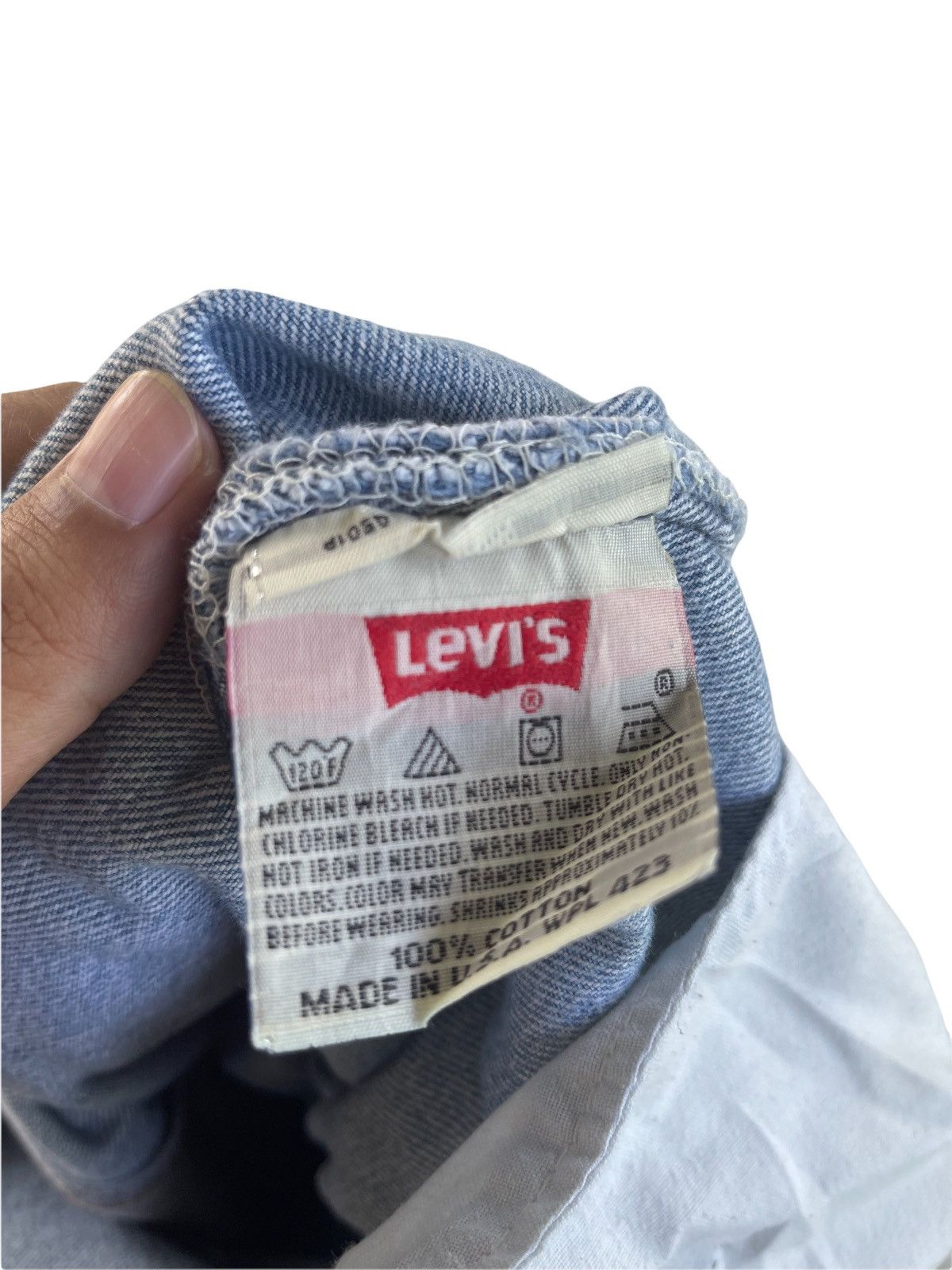 Levi's × Vintage 80s Levi’s Faded Denim Jeans Made in USA Size US 29 - 7 Thumbnail