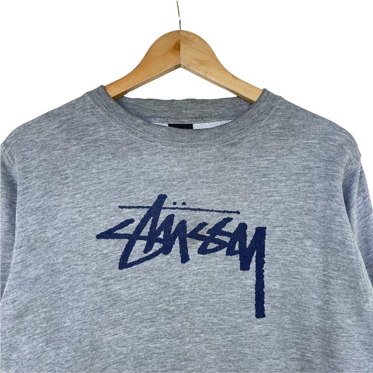 Stussy Stussy Signature Distressed Crewneck Size US S / EU 44-46 / 1 - 2 Thumbnail