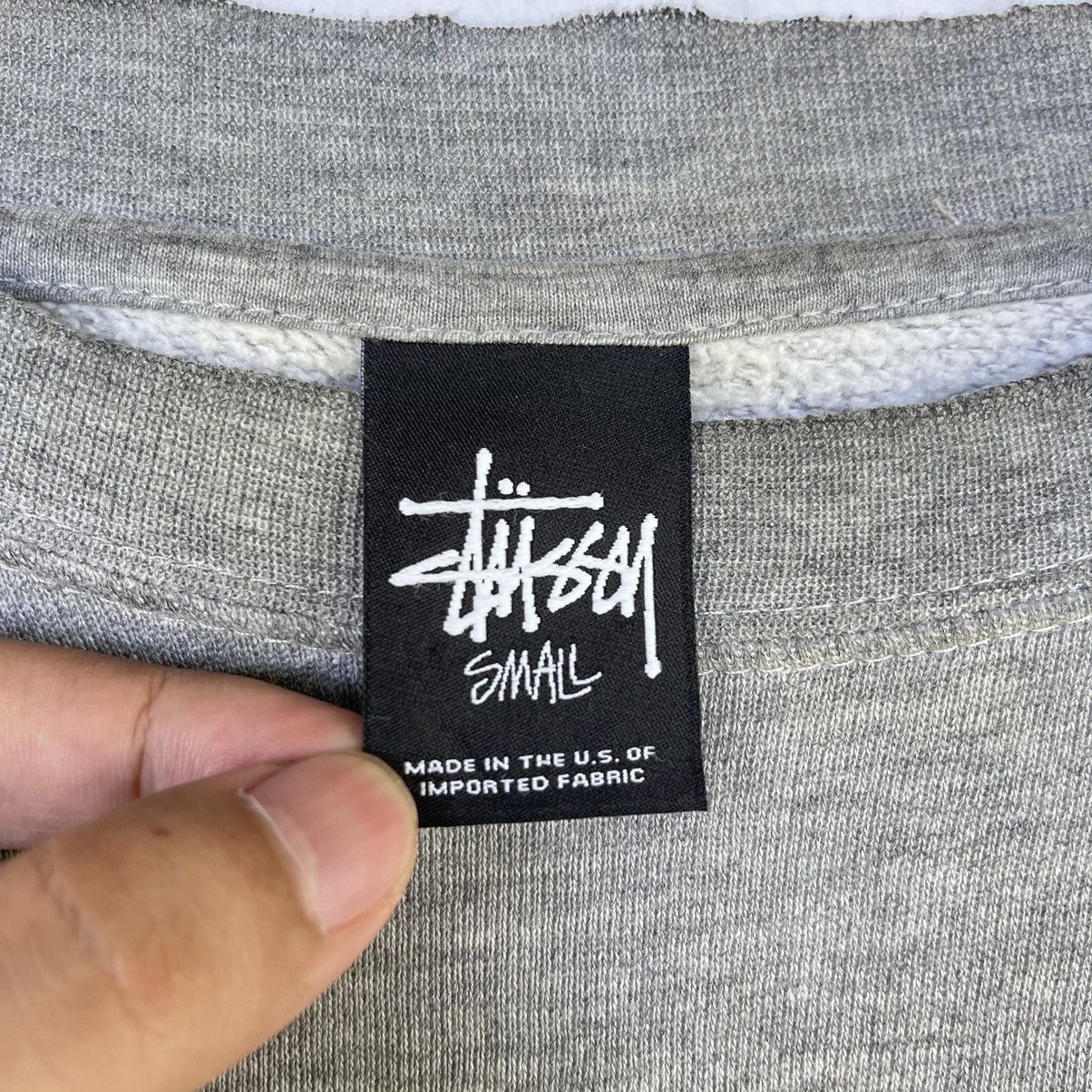 Stussy Stussy Signature Distressed Crewneck Size US S / EU 44-46 / 1 - 6 Thumbnail