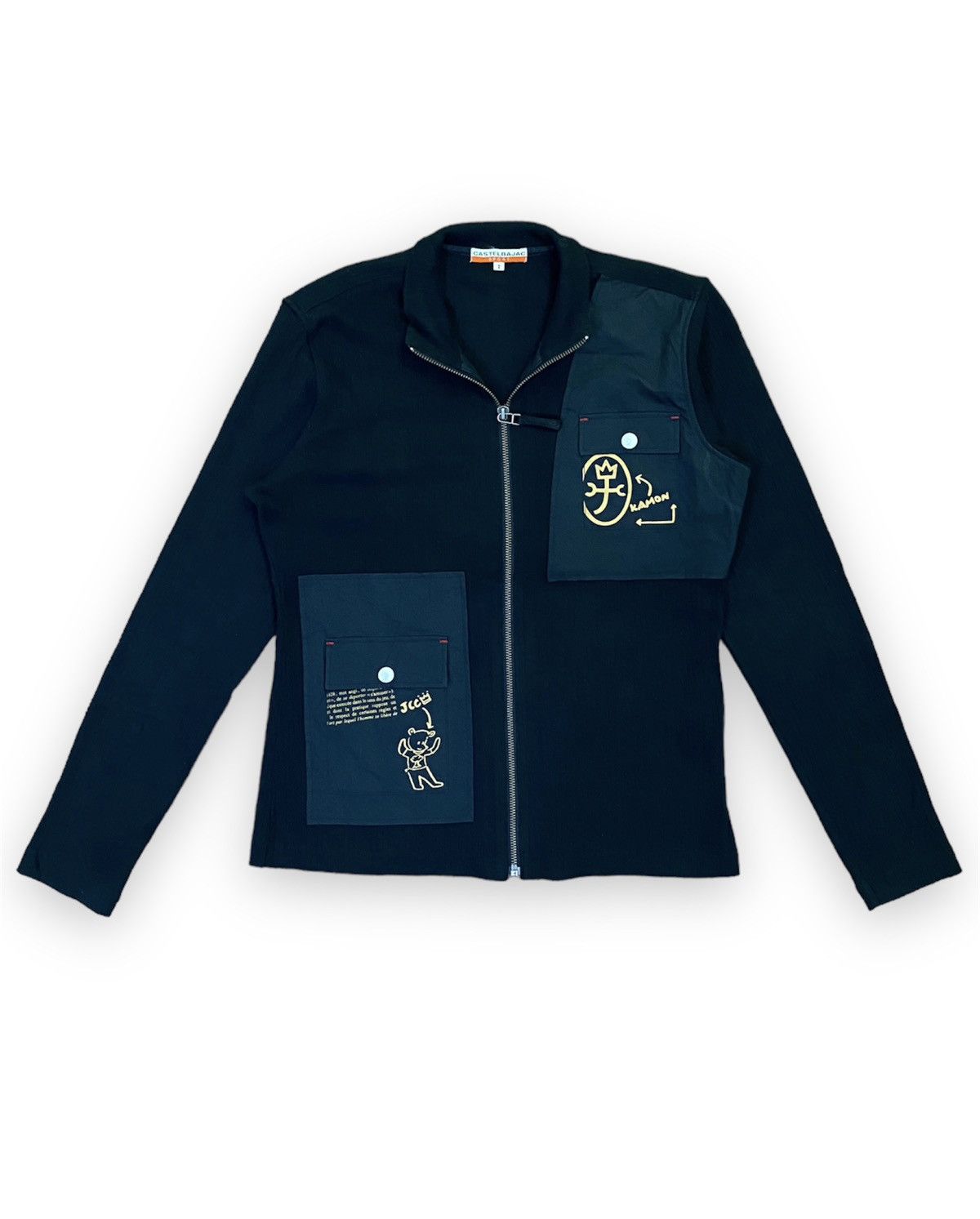 Issey Miyake × Japanese Brand × Jean Charles De Castelbajac Castelbajac Sport Zip-Up Longsleeve Shirt Size XS / US 0-2 / IT 36-38 - 1 Thumbnail