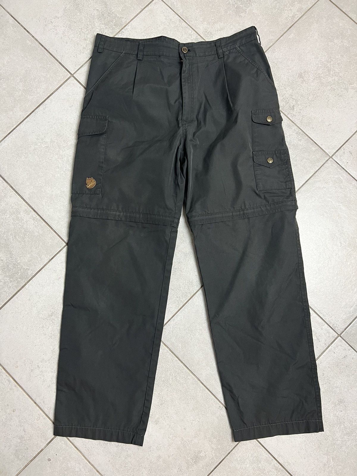Fjallraven Fjallraven Vintage Cargo Pant G-1000 Grey Outdoor Workwear Size US 36 / EU 52 - 1 Thumbnail