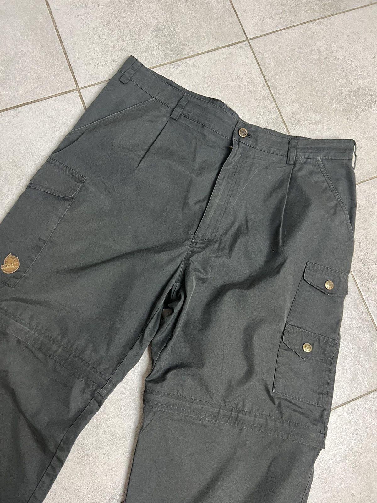 Fjallraven Fjallraven Vintage Cargo Pant G-1000 Grey Outdoor Workwear Size US 36 / EU 52 - 4 Thumbnail