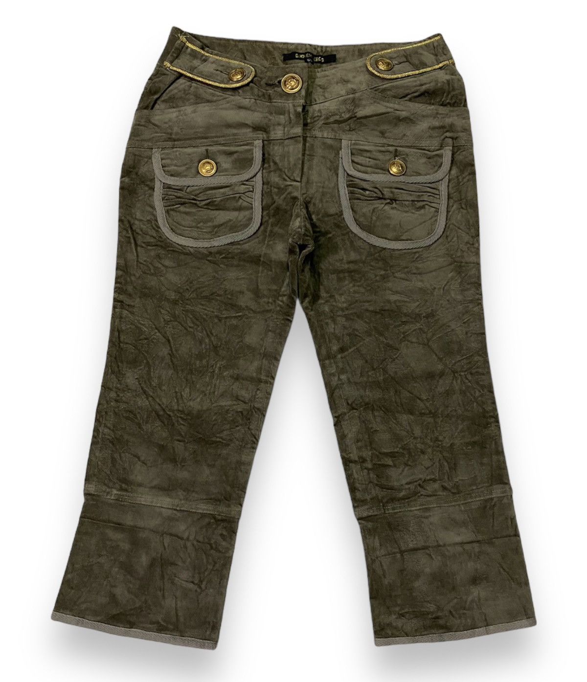 Bikkembergs Velvet Capri Pant