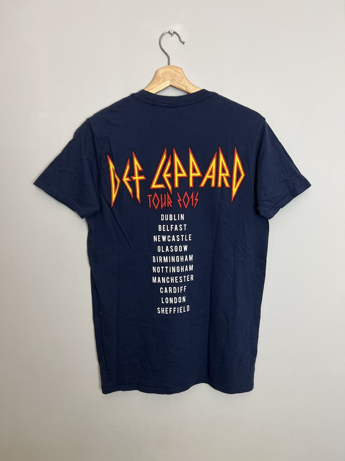 Band Tees Y2K Def Leppard 2014 Tour Rock Metal Band Tshirt Hype Size US M / EU 48-50 / 2 - 2 Thumbnail