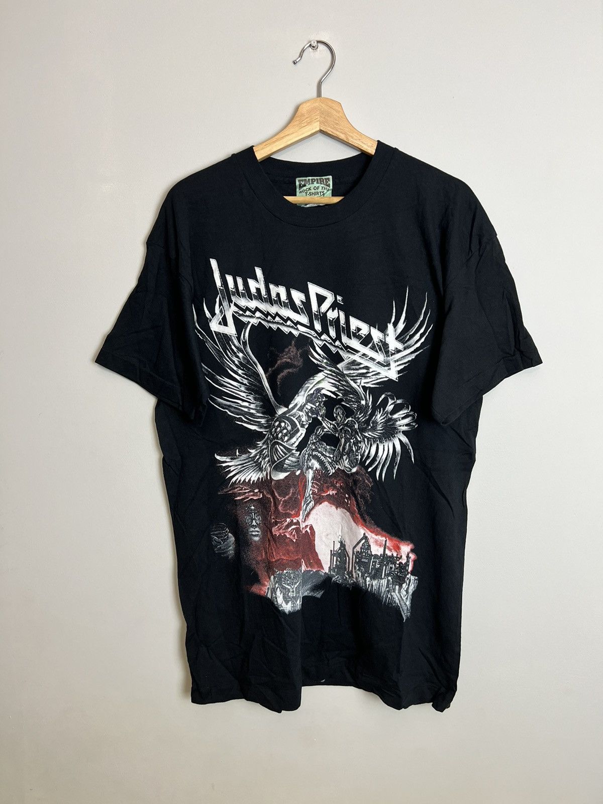 Band Tees Vintage 90s Judas Priest Painkiller Metal Band Rock Tee Size US L / EU 52-54 / 3 - 1 Thumbnail