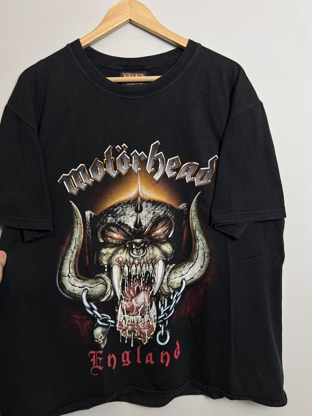 Band Tees Rare Motorhead England Vintage Distressed Band Tee 00s Size US L / EU 52-54 / 3 - 3 Thumbnail