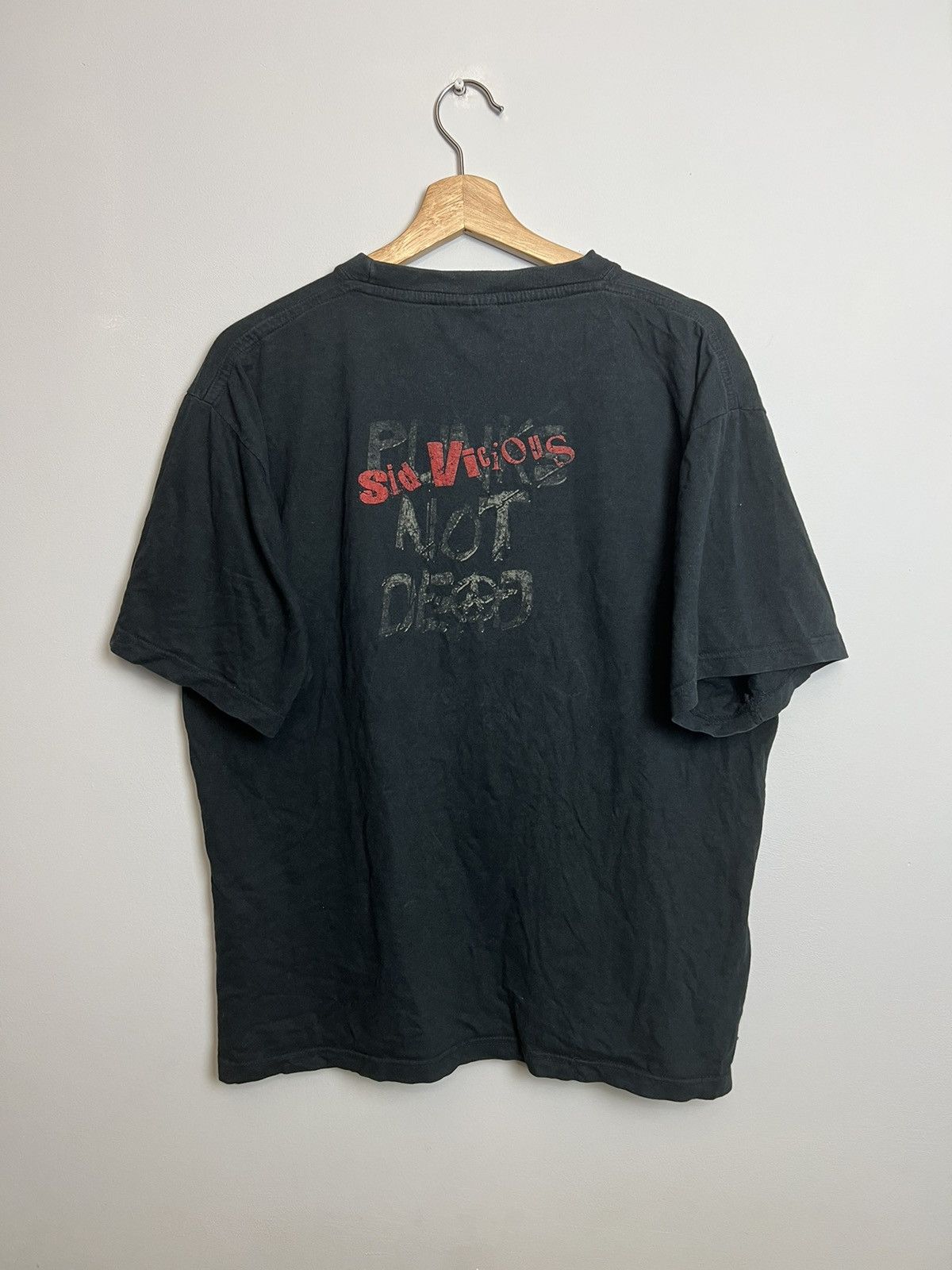 Band Tees Vintage 90s Sid Vicious Sex Pistols Anarachy Punk Band Tee Size US L / EU 52-54 / 3 - 2 Thumbnail
