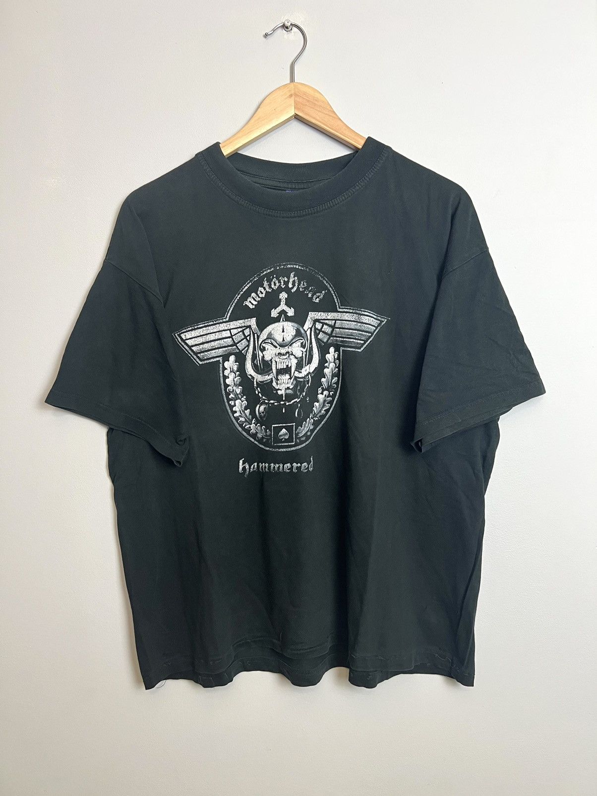 Rare Motorhead Hammered Vintage Distressed Band Tee 00s