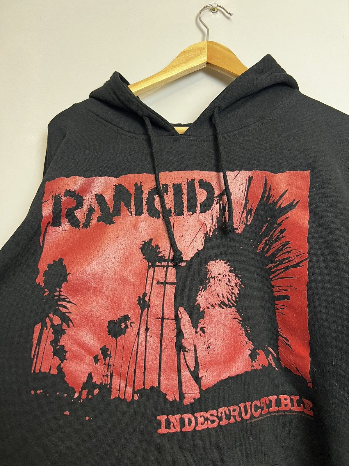 Band Tees Vintage 2005 00s Rancid Indestructible Punk Band Hoodie XL Size US XL / EU 56 / 4 - 2 Thumbnail