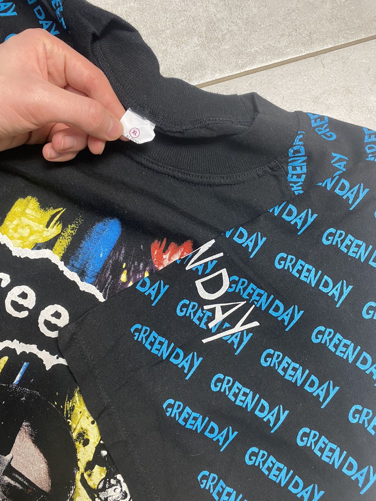Band Tees Very Rare Vintage 90s Green Day Insomniac Punk Band Tee Size US XL / EU 56 / 4 - 4 Thumbnail