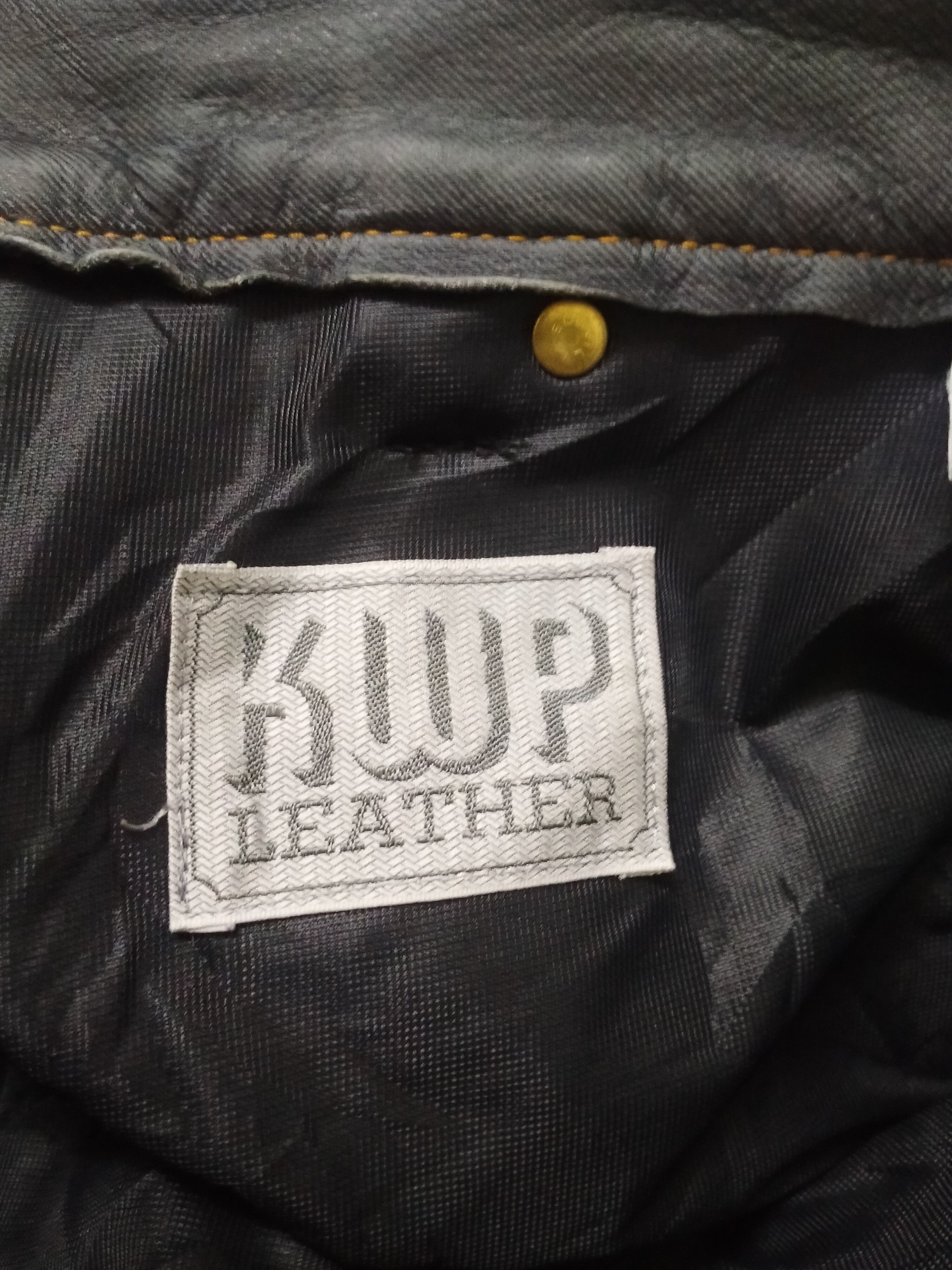 Japanese Brand EXPLORER LEATHER JEANS Size US 32 / EU 48 - 13 Thumbnail