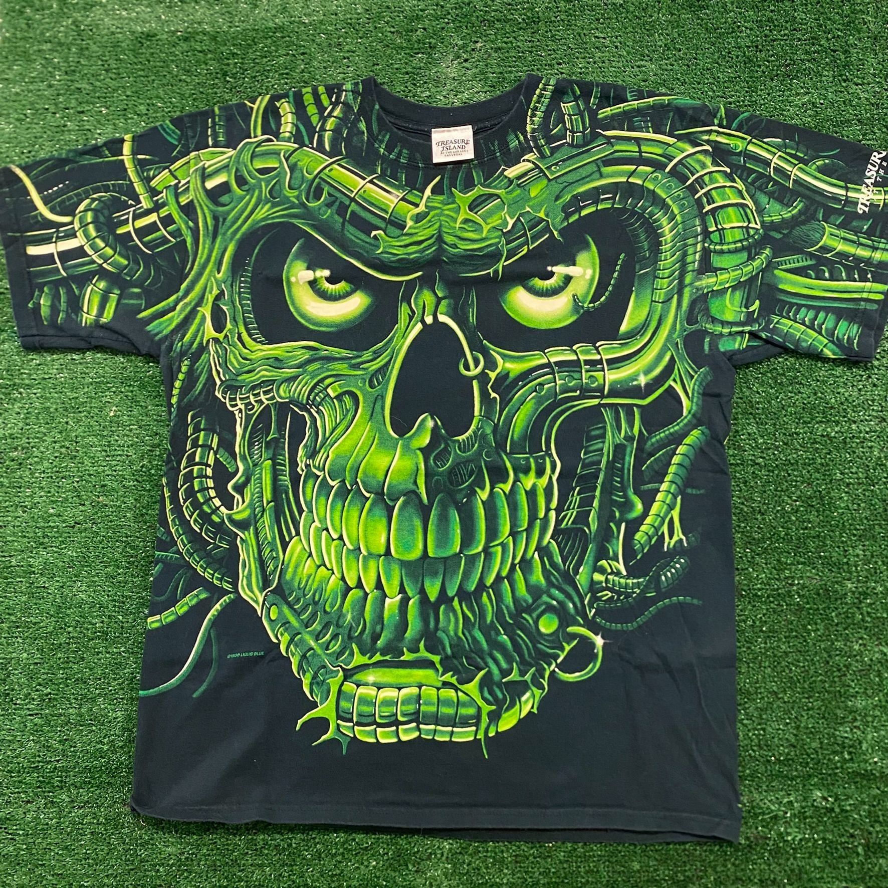 Green Skull Shirt | Grailed