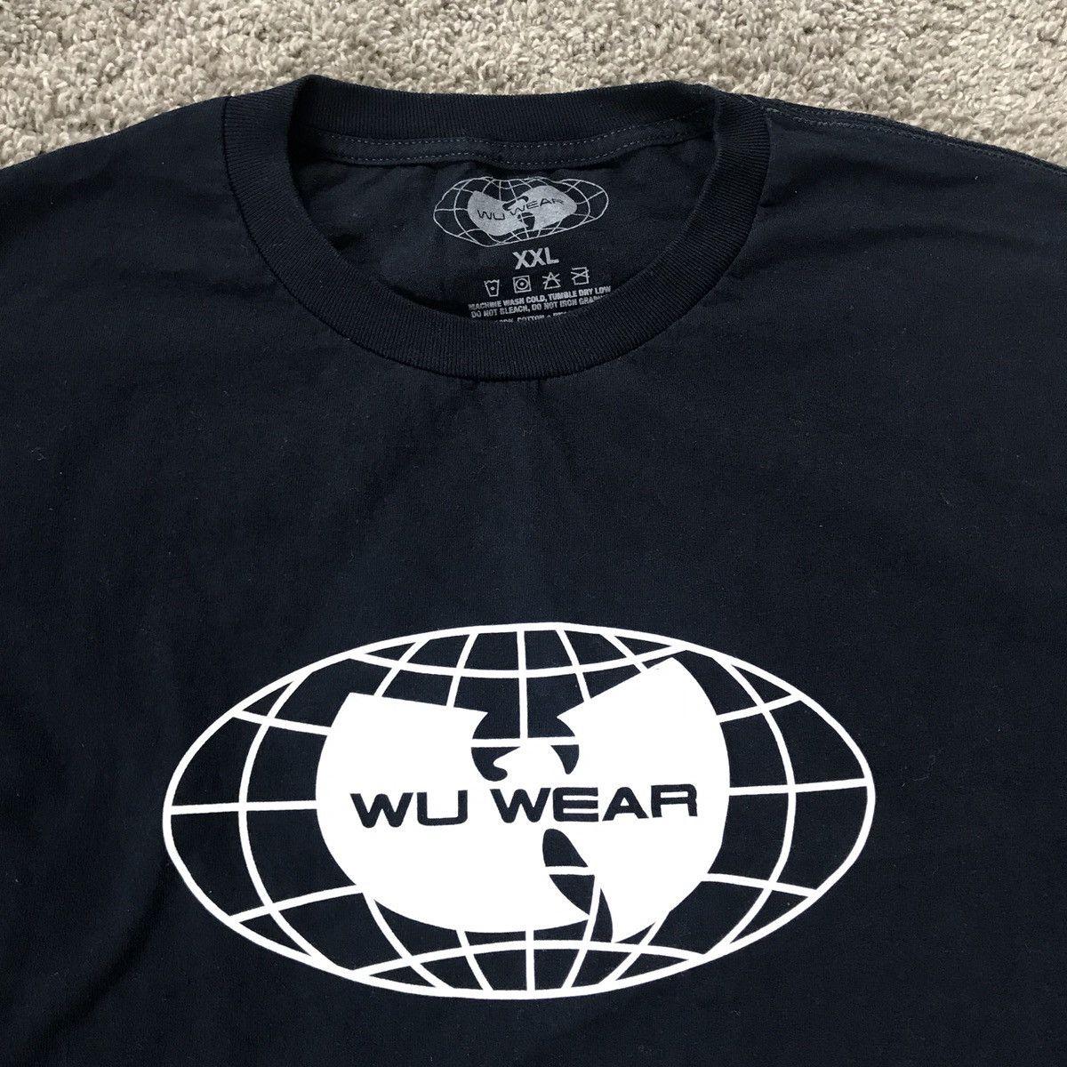 Image of Wu Tang Clan x Wu Wear Shirt Size 2Xl Navy Blue Raekwon Method Man, Men's