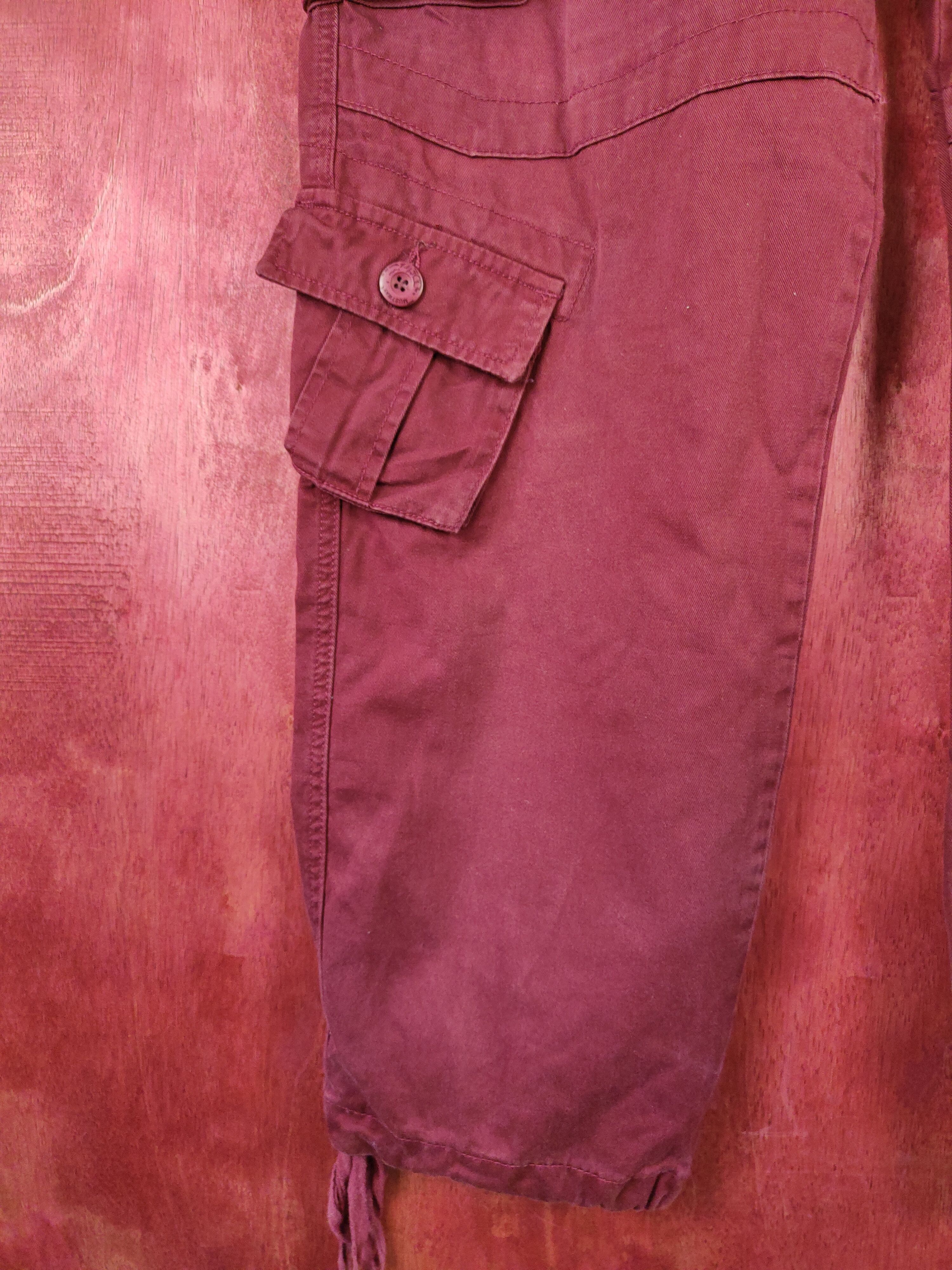 Japanese Brand × Seditionaries Must Way Maroon multi pocket tactical pant #4673 Size US 41 - 5 Thumbnail
