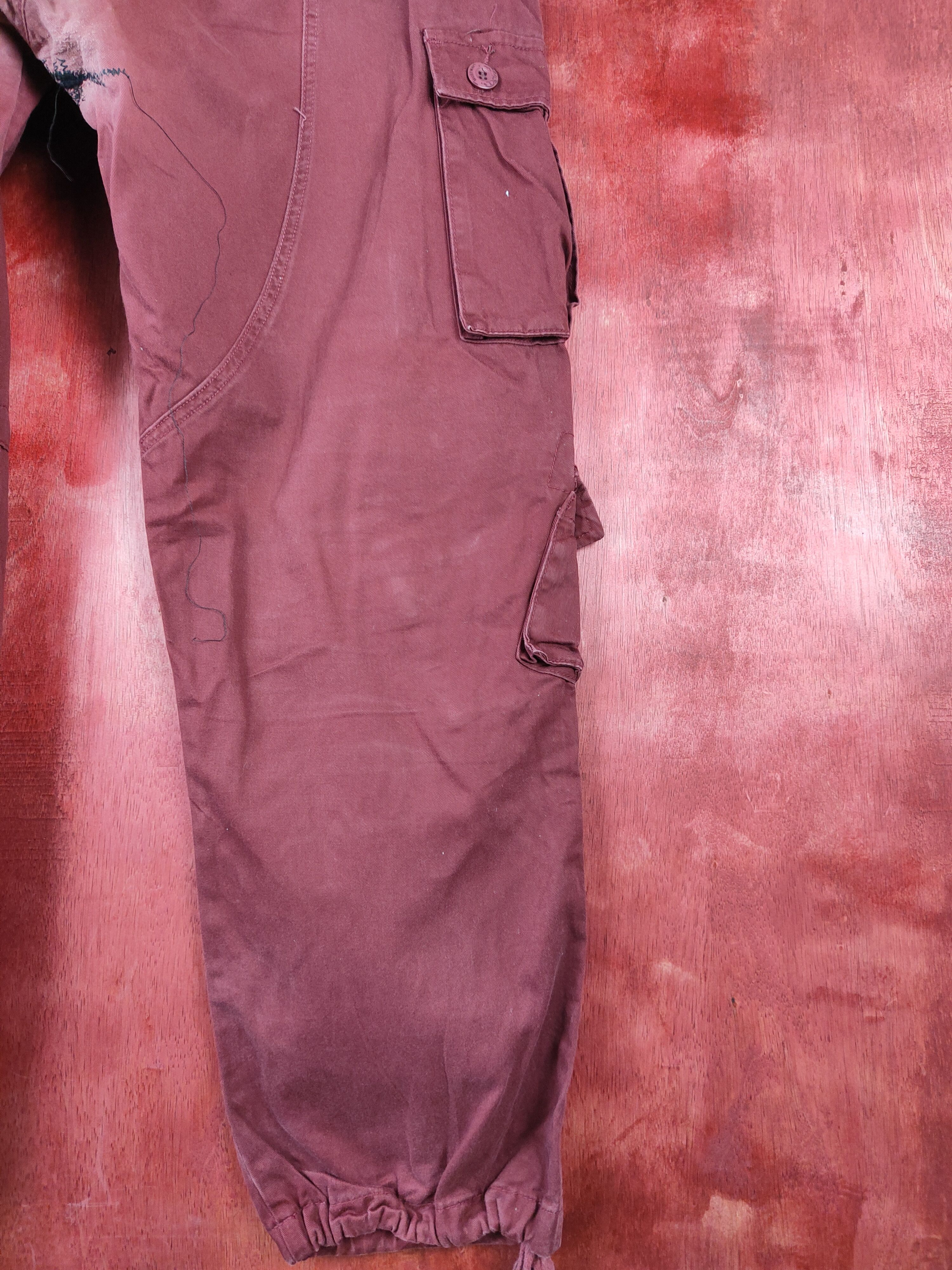 Japanese Brand × Seditionaries Must Way Maroon multi pocket tactical pant #4673 Size US 41 - 15 Thumbnail