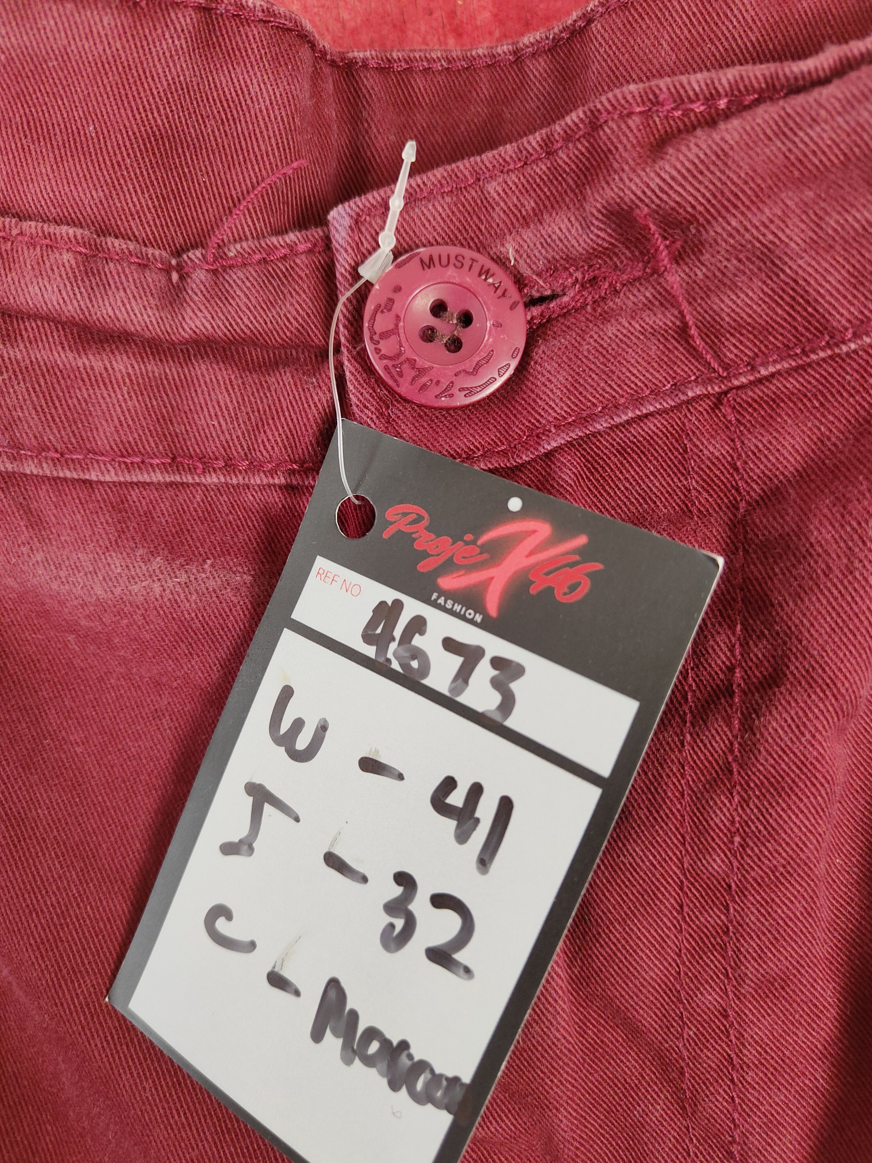 Japanese Brand × Seditionaries Must Way Maroon multi pocket tactical pant #4673 Size US 41 - 16 Thumbnail