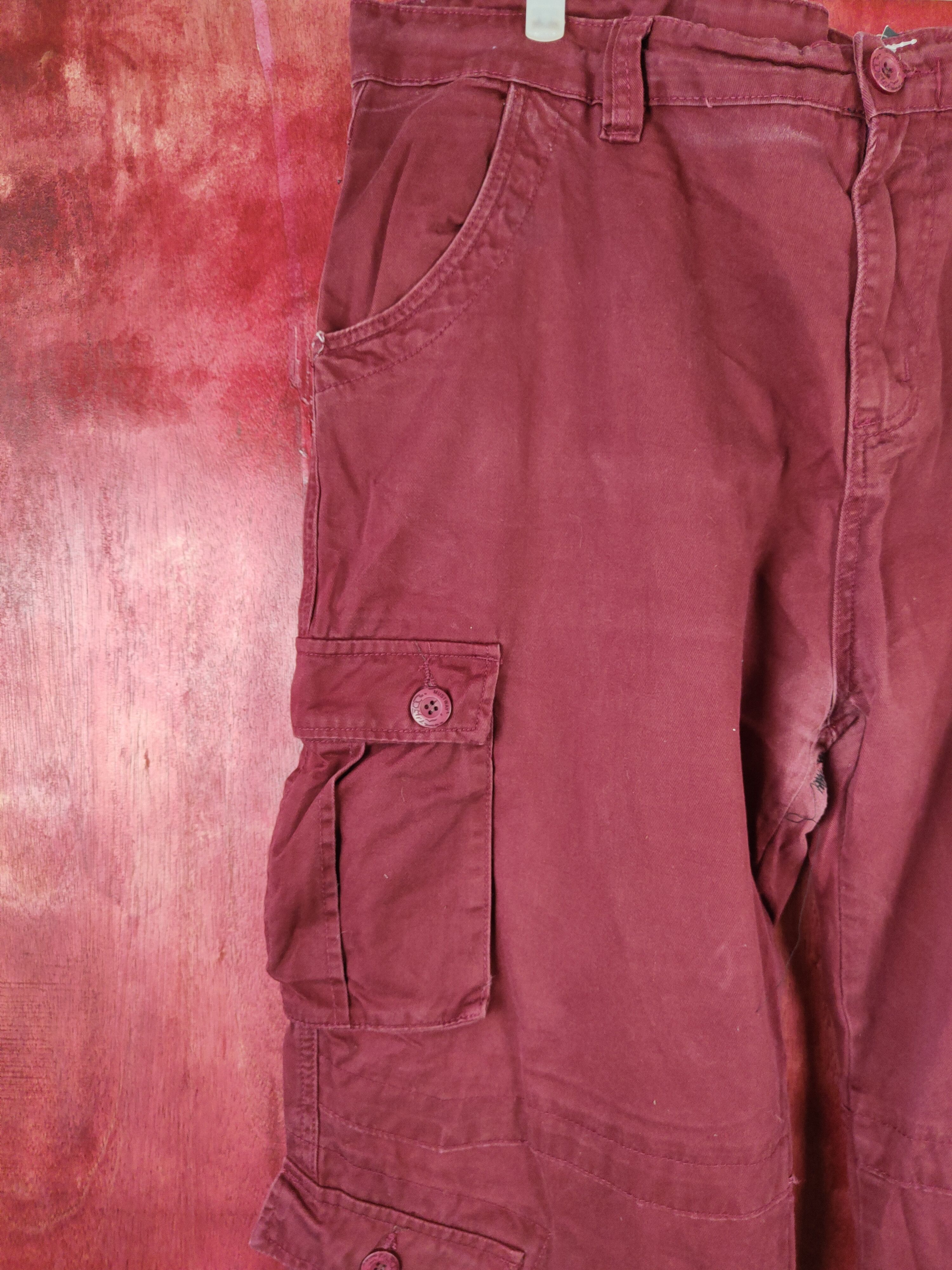 Japanese Brand × Seditionaries Must Way Maroon multi pocket tactical pant #4673 Size US 41 - 4 Thumbnail