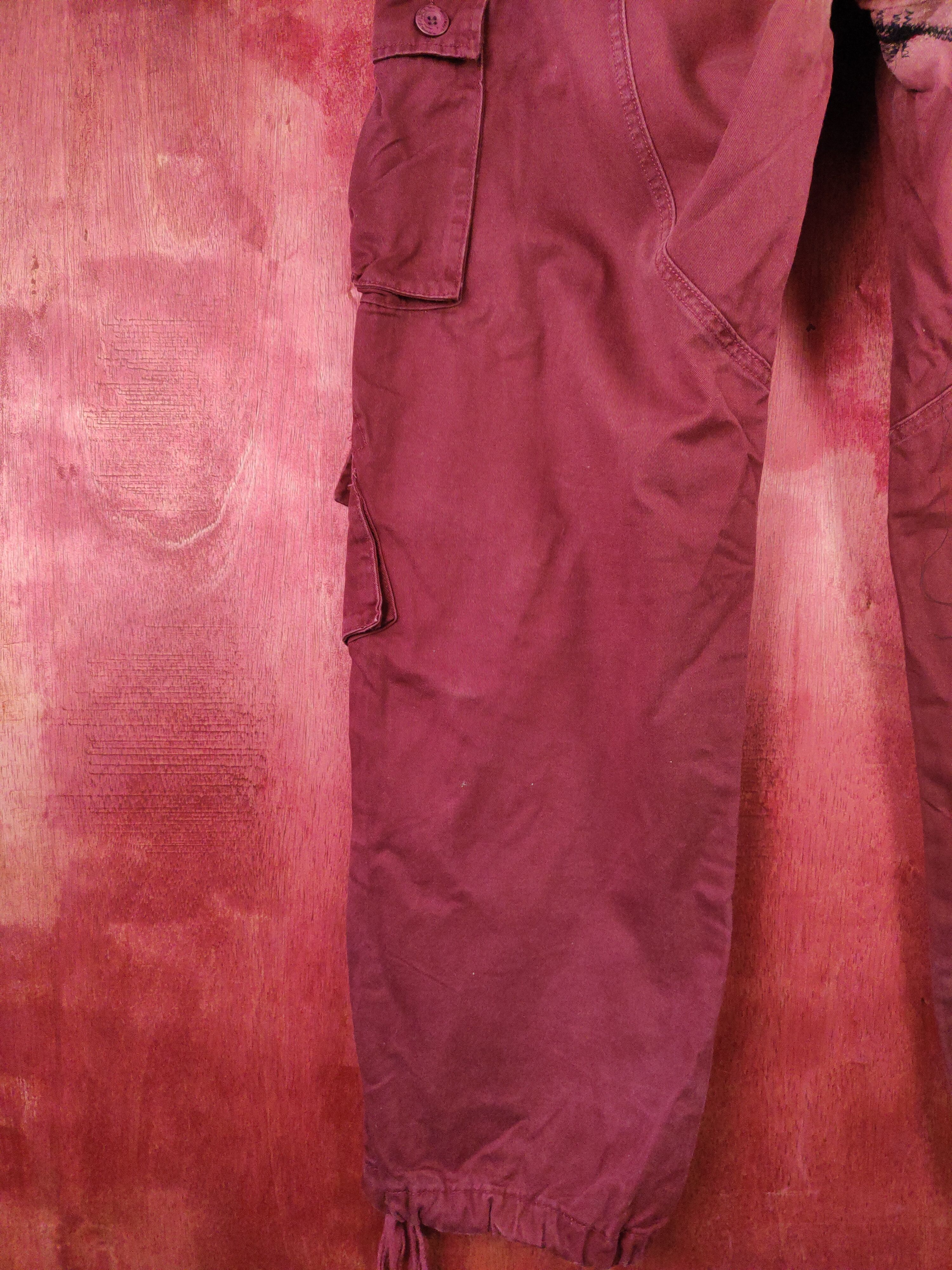 Japanese Brand × Seditionaries Must Way Maroon multi pocket tactical pant #4673 Size US 41 - 13 Thumbnail