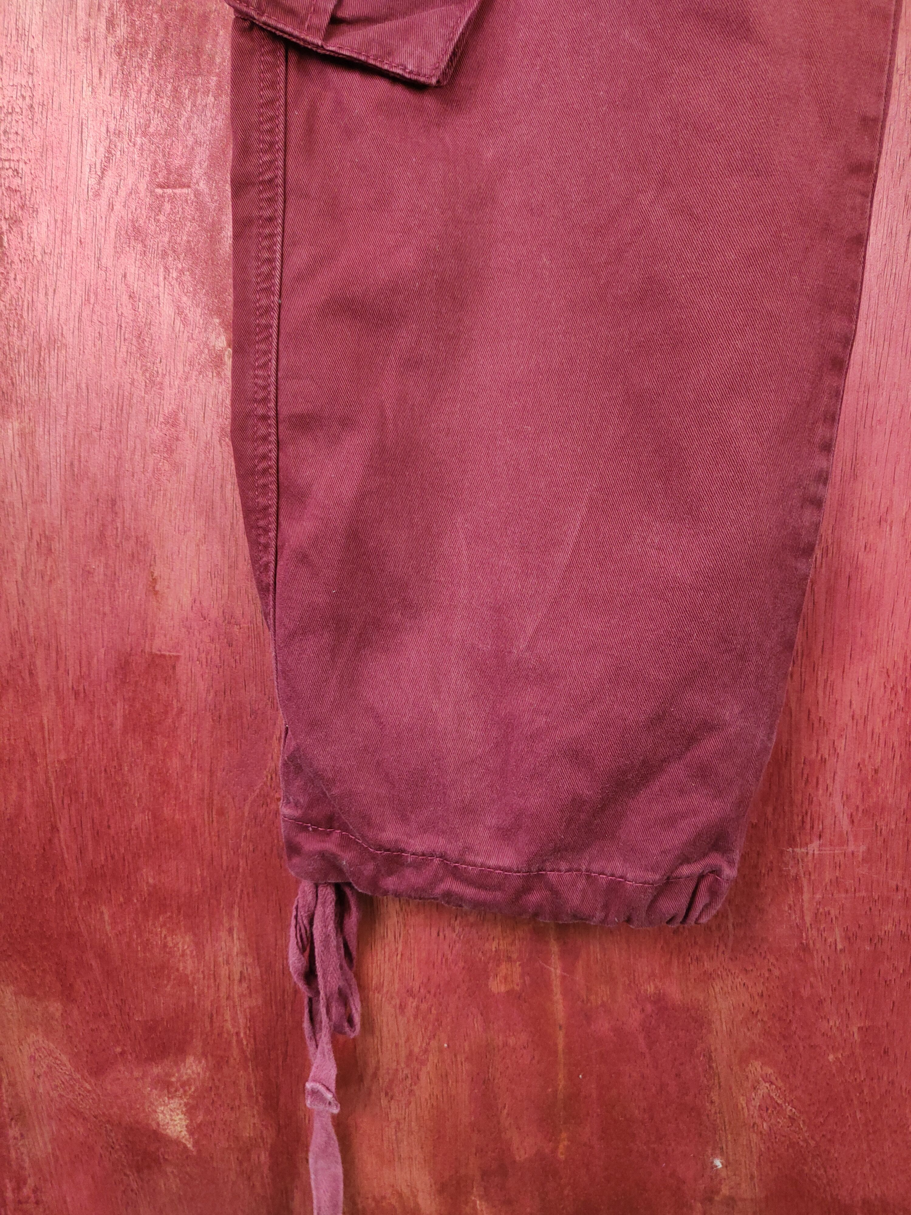 Japanese Brand × Seditionaries Must Way Maroon multi pocket tactical pant #4673 Size US 41 - 6 Thumbnail