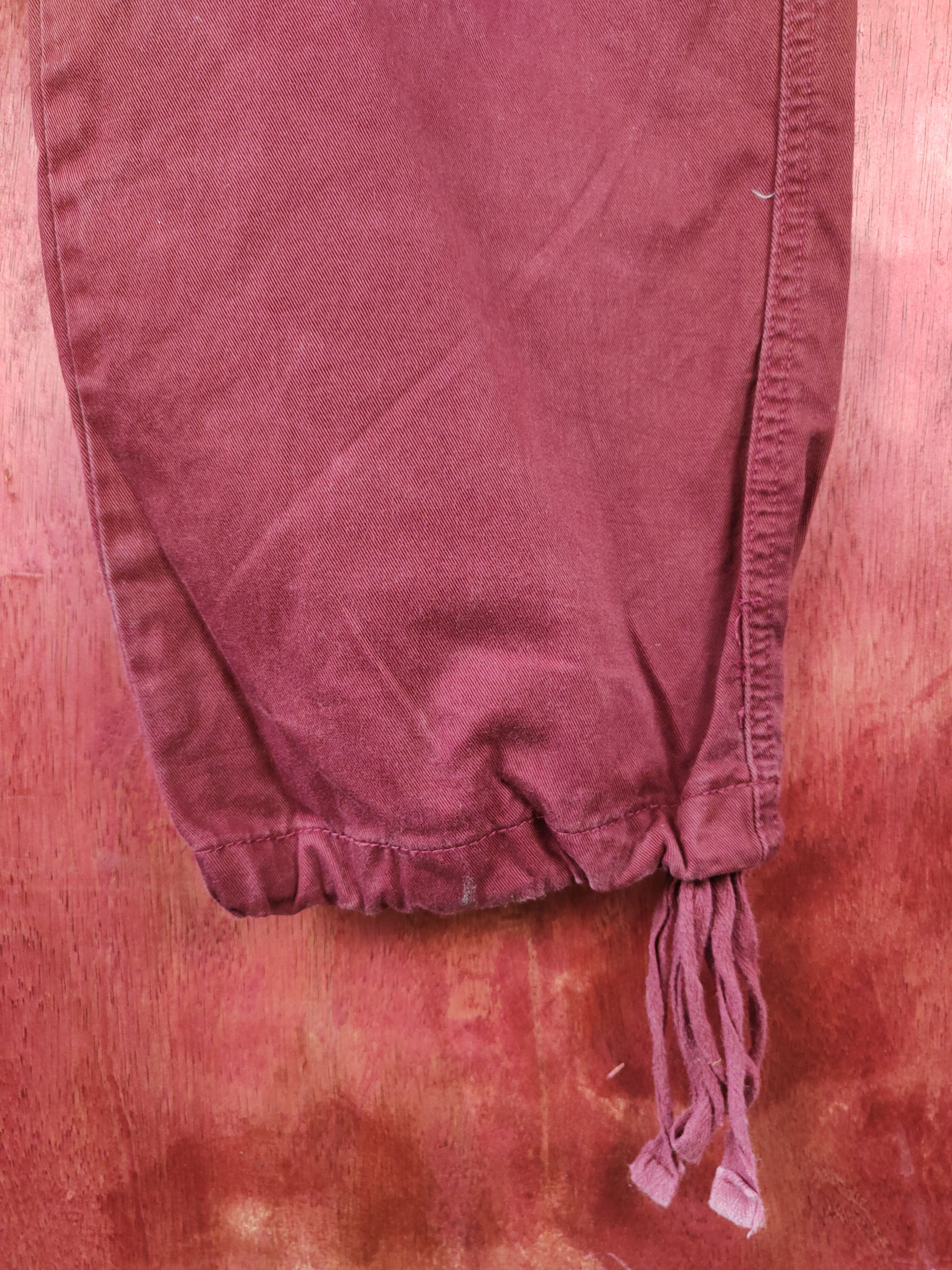 Japanese Brand × Seditionaries Must Way Maroon multi pocket tactical pant #4673 Size US 41 - 9 Thumbnail