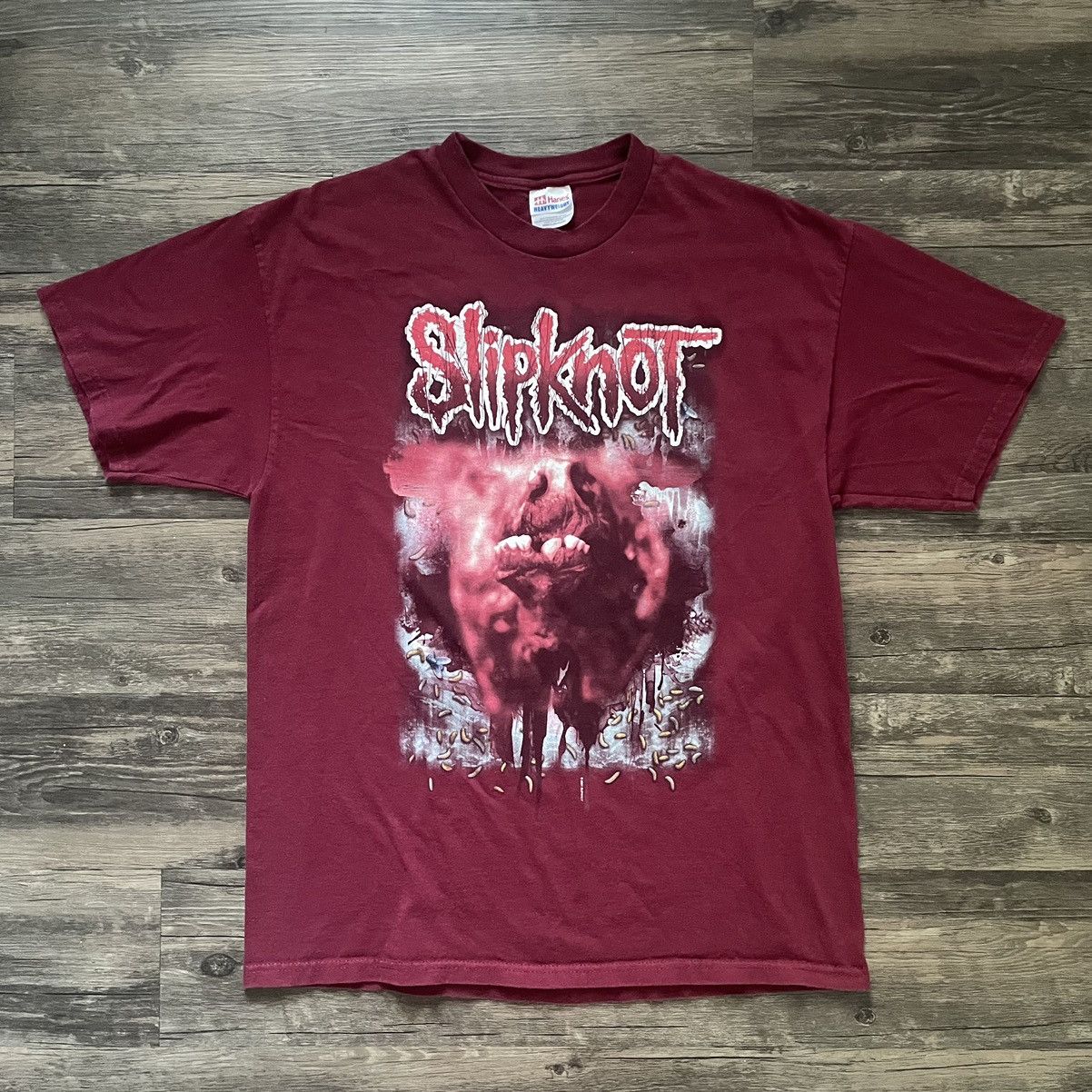 Vintage 2001 Slipknot International Infection Band T-Shirt L