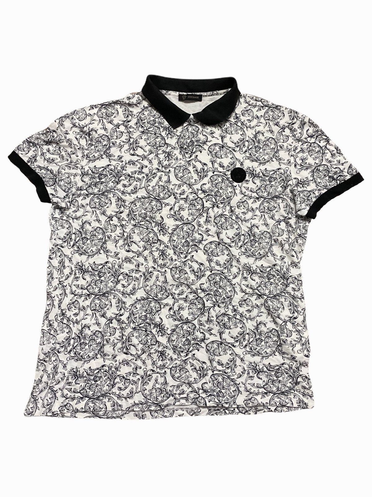 Versace Archive Versace paisleys Fullprint Hype dope Design polos Size US XL / EU 56 / 4 - 1 Thumbnail
