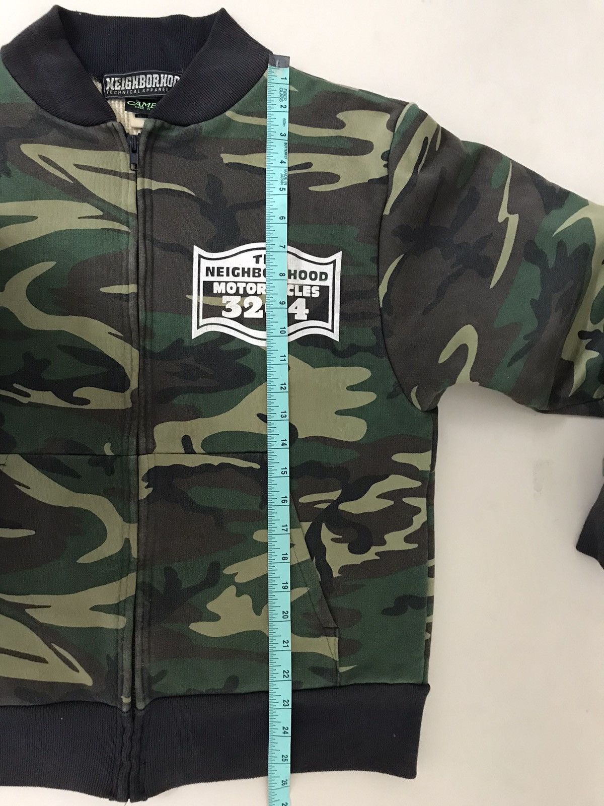 Neighborhood Vintage Neighborhood Camo Motorcycle 3204 thermal jacket Size US S / EU 44-46 / 1 - 16 Thumbnail