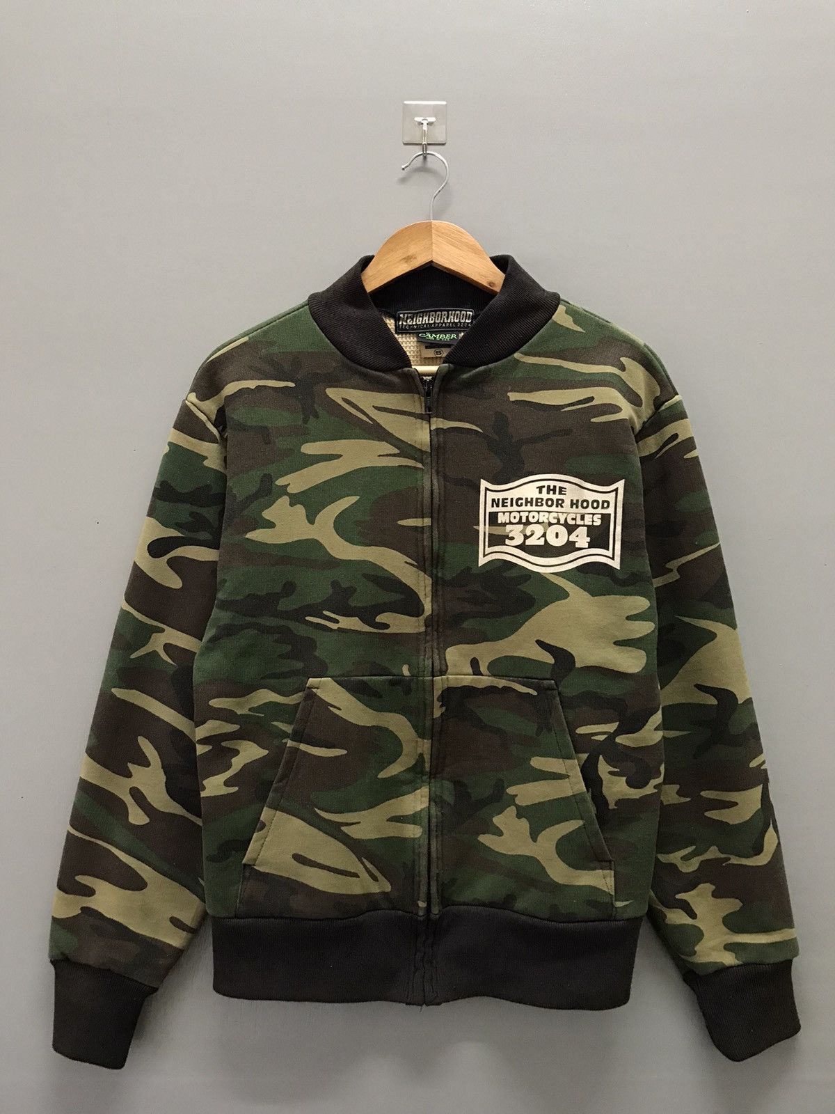 Neighborhood Vintage Neighborhood Camo Motorcycle 3204 thermal jacket Size US S / EU 44-46 / 1 - 2 Thumbnail