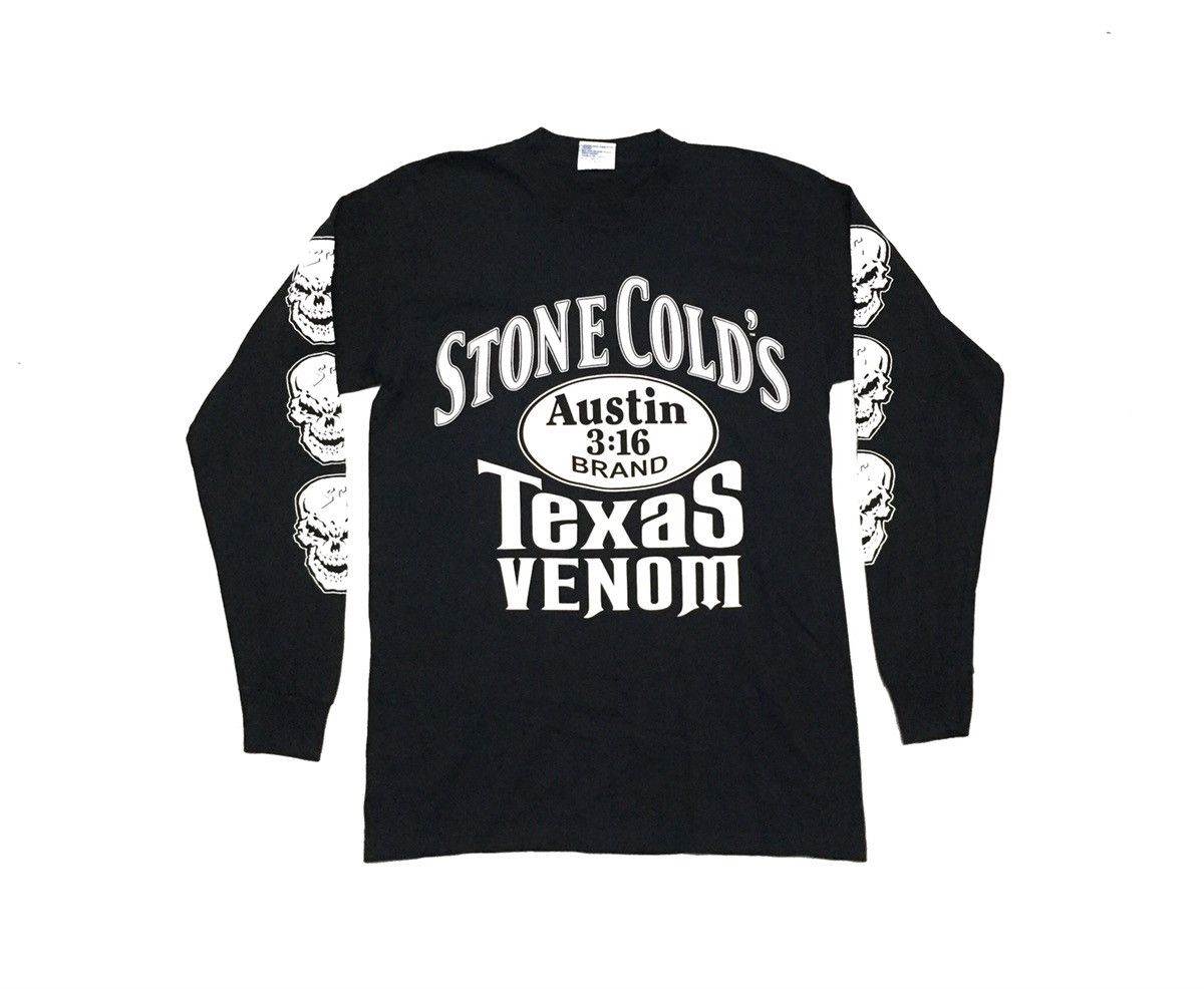Vintage Vintage 90s Stone cold Longsleeve Made in USA Size US M / EU 48-50 / 2 - 1 Thumbnail