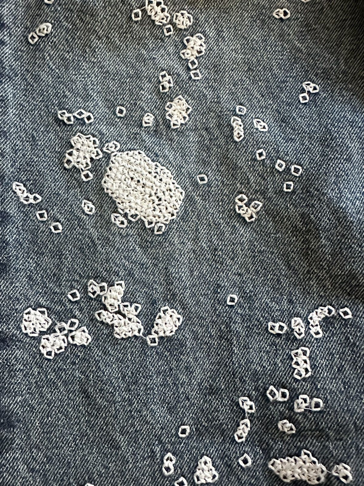 Fugazi Fugazi LA Chain Paint Splatter Jeans Dark Washed size 30 Size US 30 / EU 46 - 3 Thumbnail